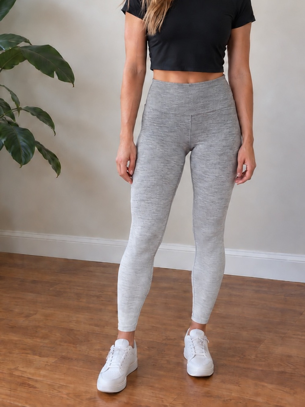 lululemon athletica Light Gray Heather High-Rise Leggings